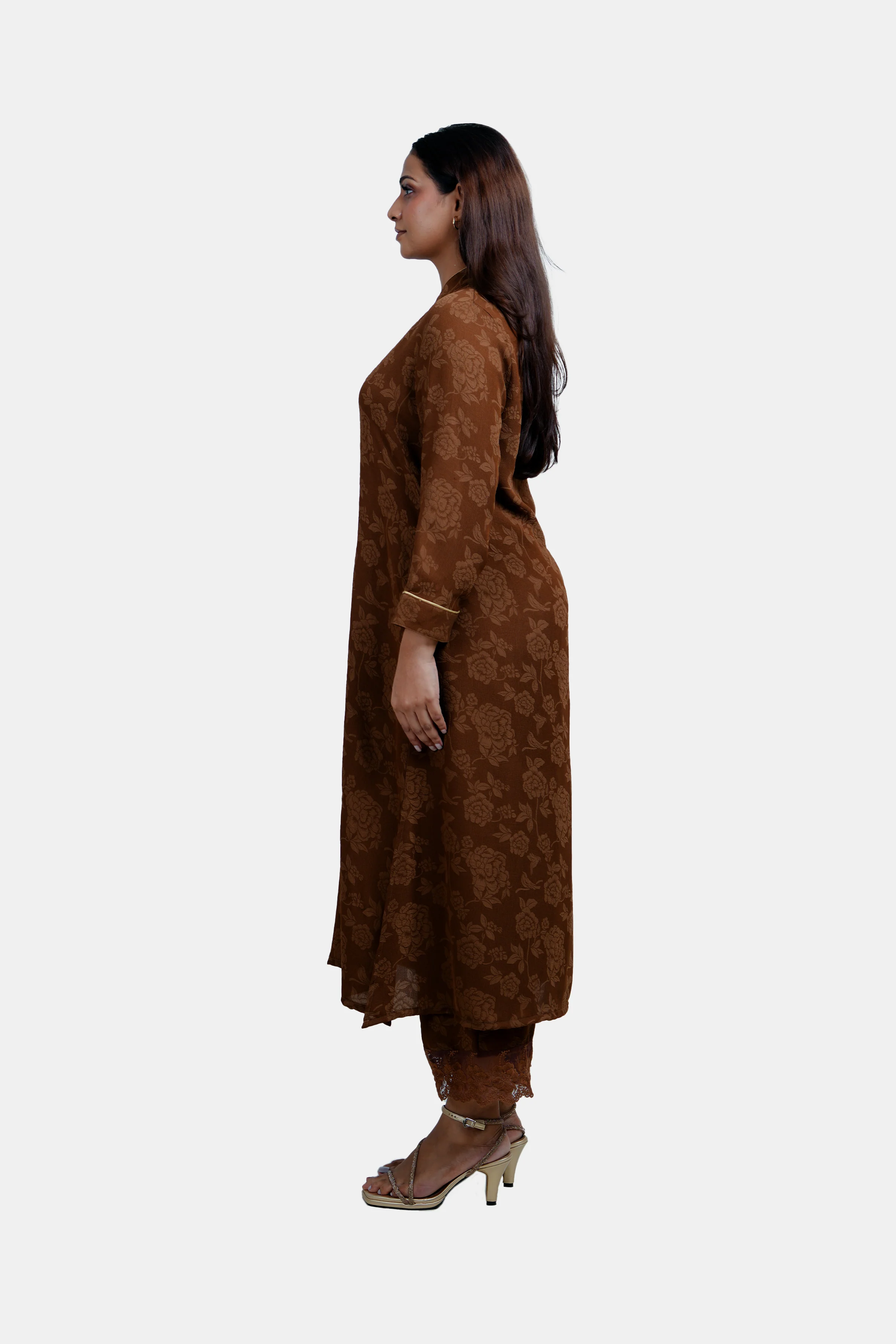 HADA Exclusive Ladies Printed Party Kurta - Image 4