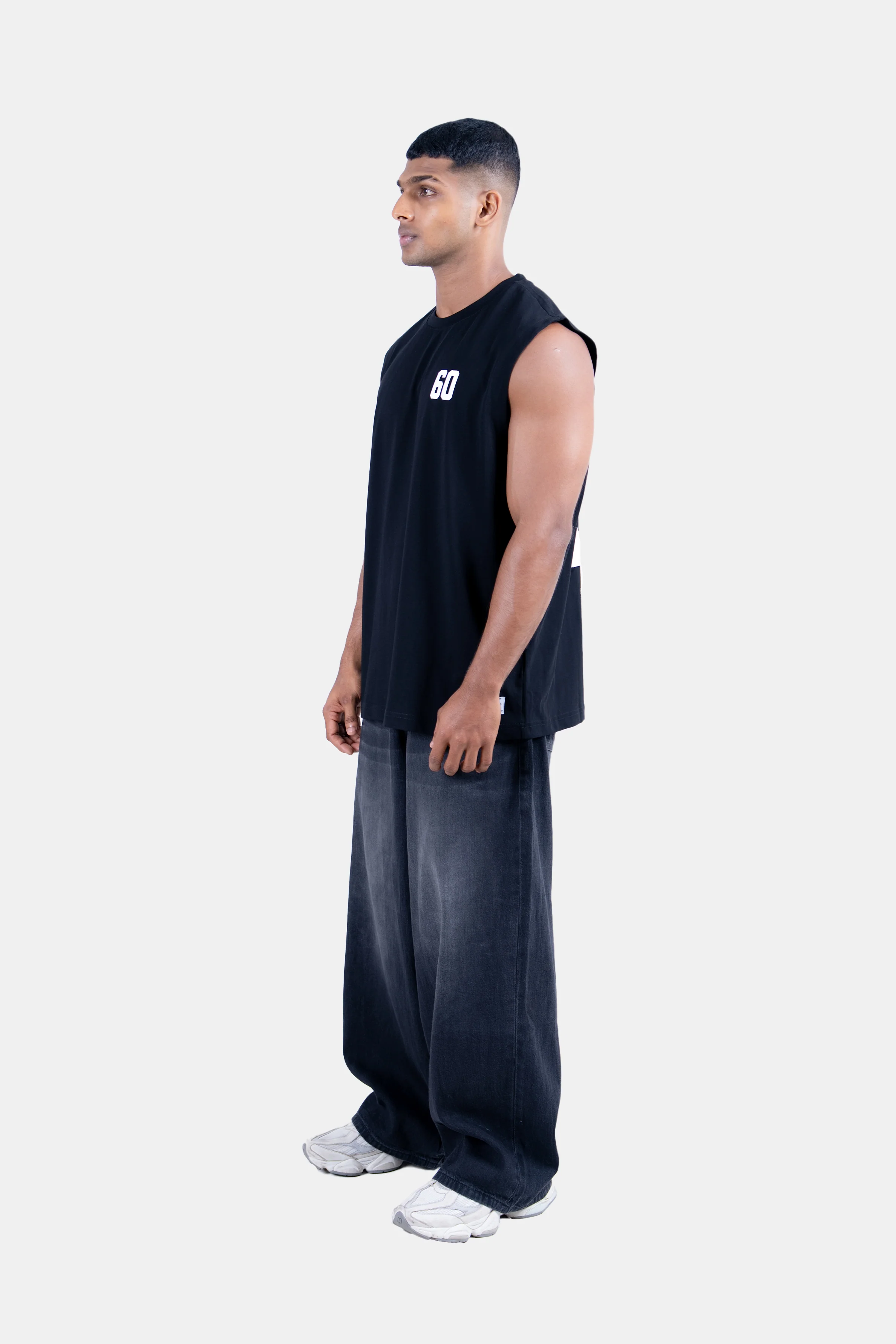 Hustle Men's Crew Neck T-Shirt - Everyday Casual - Image 3